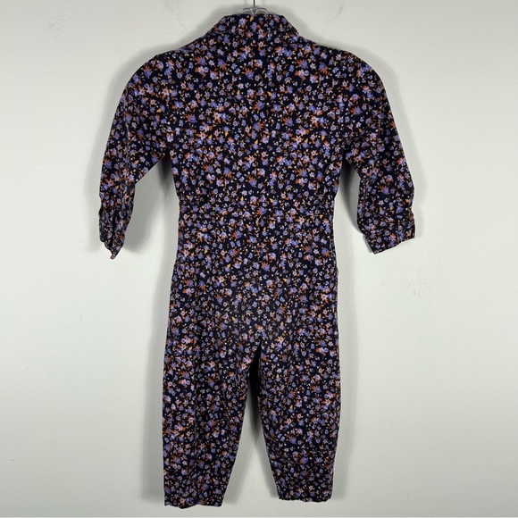 ❤️ Zara Floral Kids jumpsuit - Purple and Black 7 - Picture 4 of 12